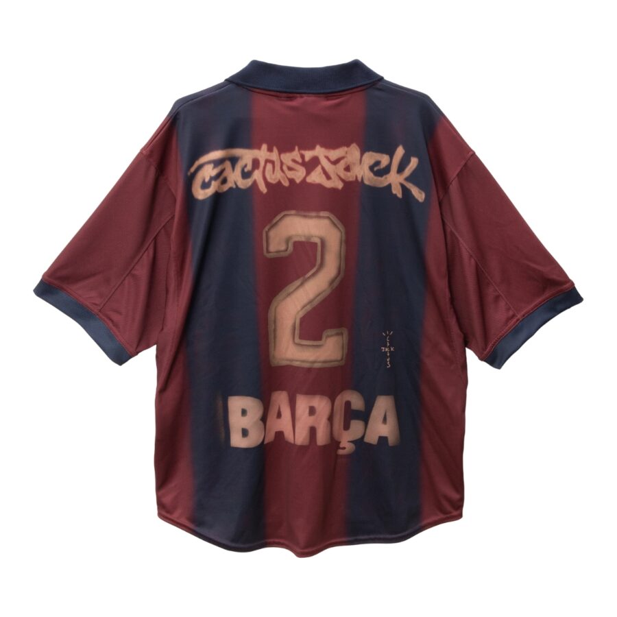áo travis scott x nike x fc barcelona retro 200001 home skeleton jersey