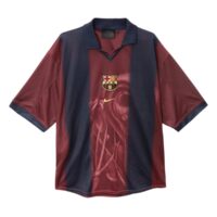áo travis scott x nike x fc barcelona retro 200001 home skeleton jersey