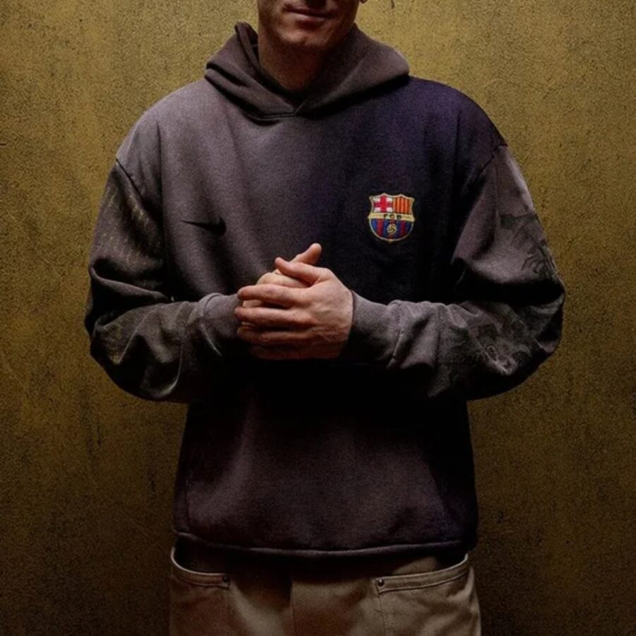 áo travis scott x nike x fc barcelona split-dye crest hoodie