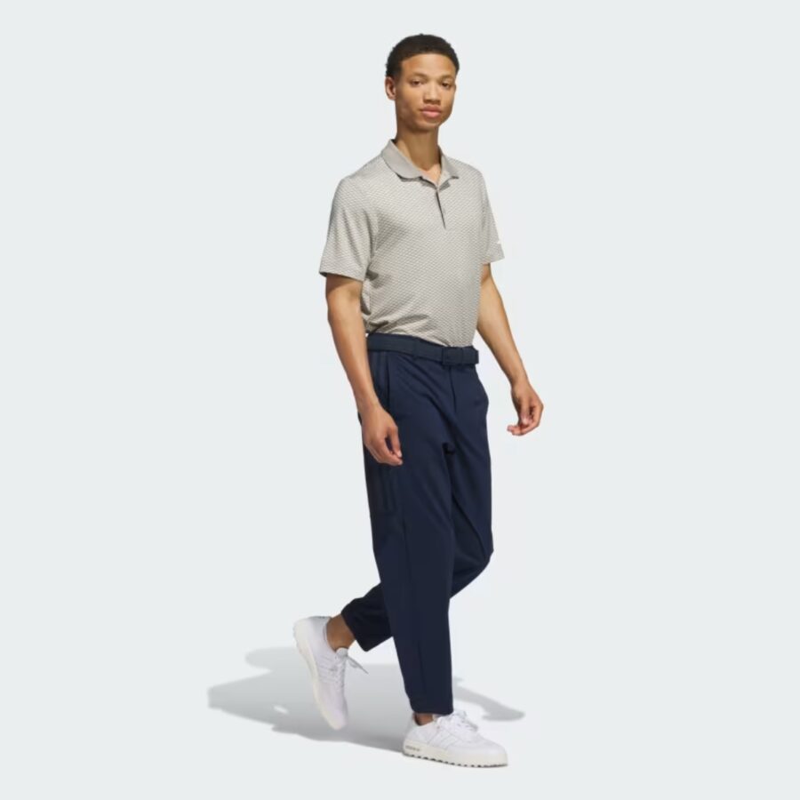 áo adidas polo golf beyond textured nam 'putty beige' jf4882