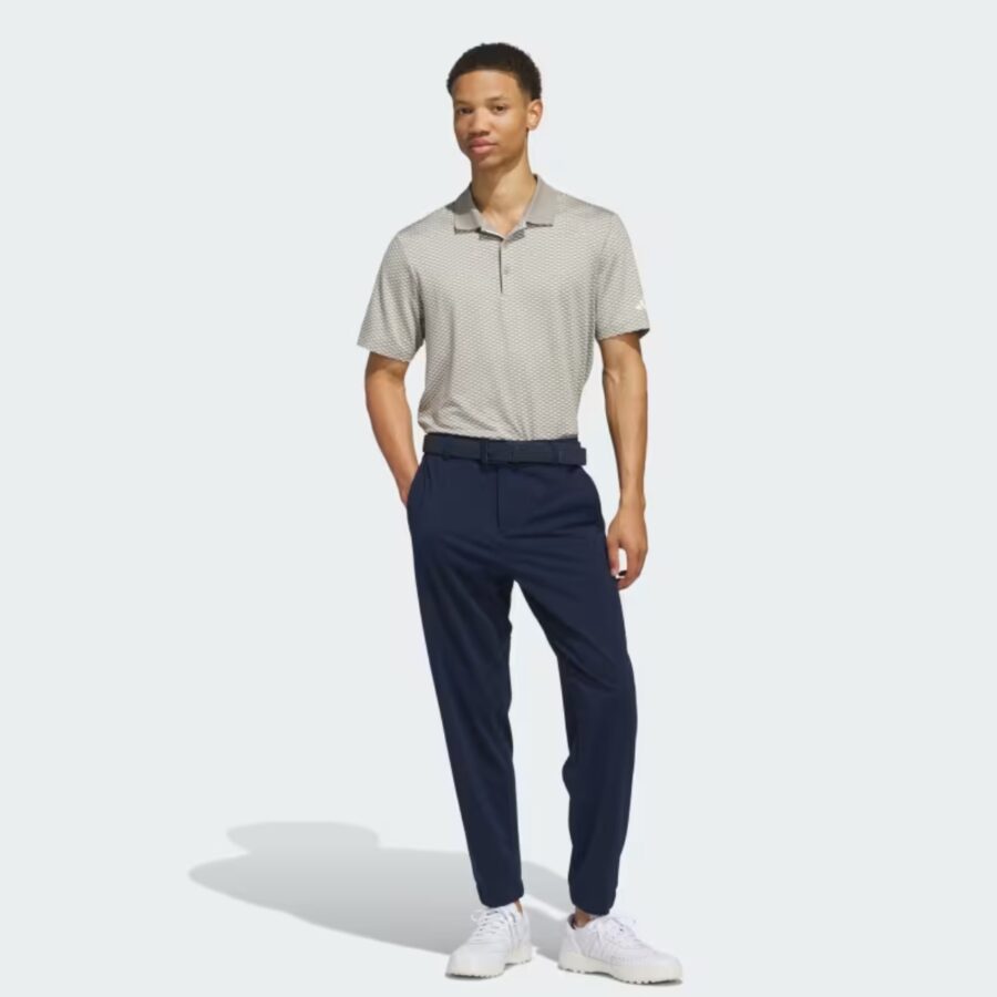 áo adidas polo golf beyond textured nam 'putty beige' jf4882