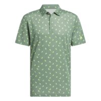 áo adidas polo golf ultimate365 in lưới nam 'silver green' ji6445