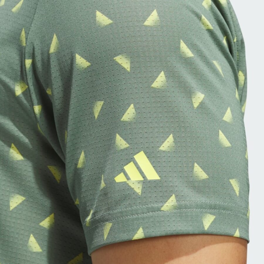 áo adidas polo golf ultimate365 in lưới nam 'silver green' ji6445