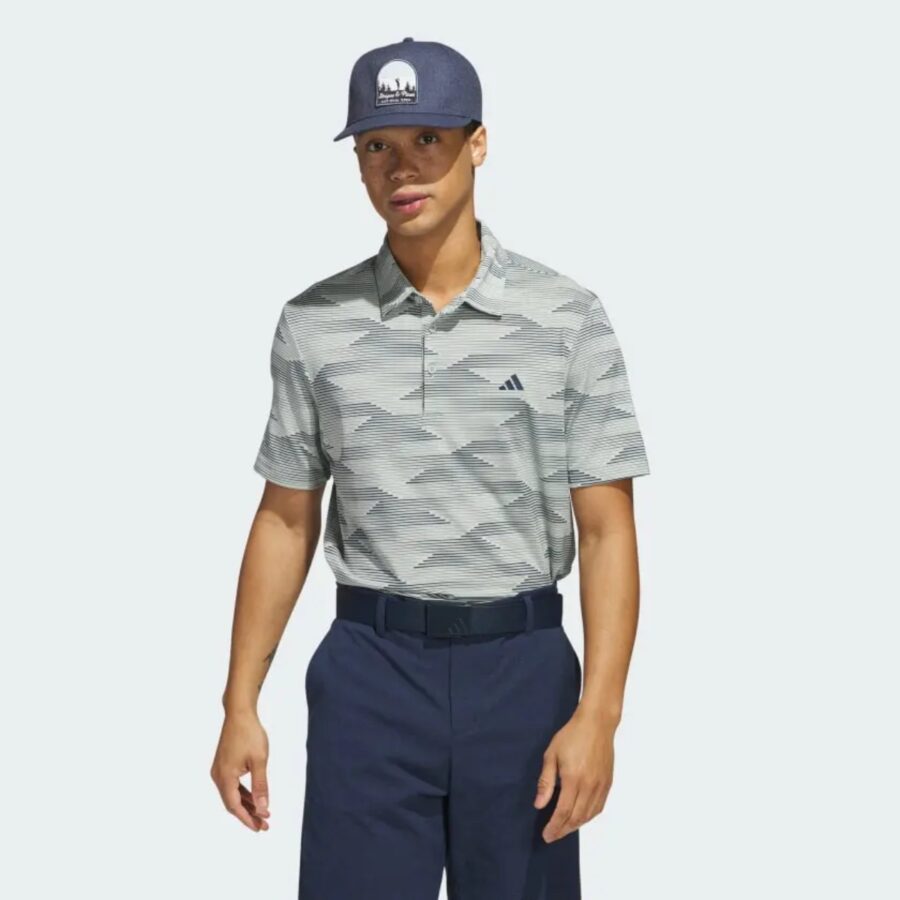 áo adidas polo golf ultimate365 speed nam 'wonder silver' jf9008