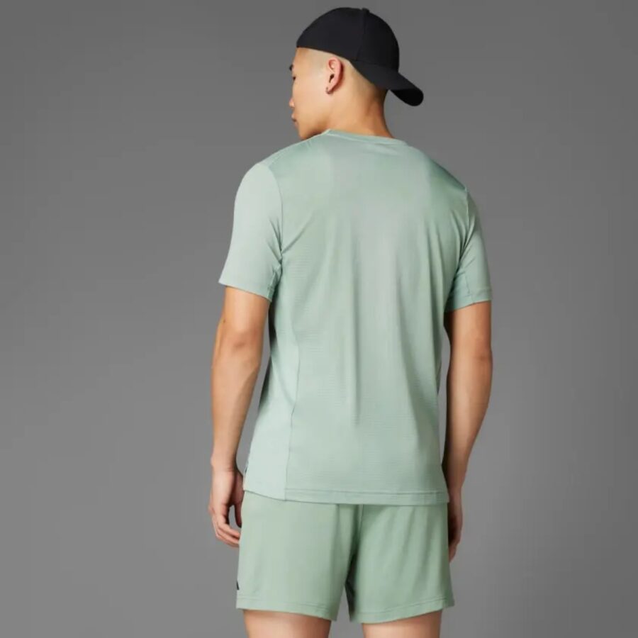 áo adidas t-shirt tập luyện airchill tee nam 'silver green' ji8197