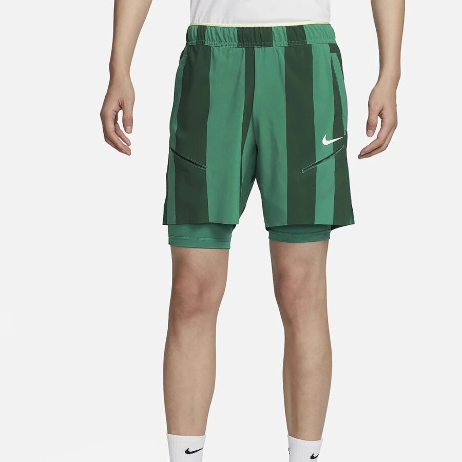bộ quần áo nikecourt slam men's dri-fit adv tennis 'malachite' fd5398-365/ fd5219-365