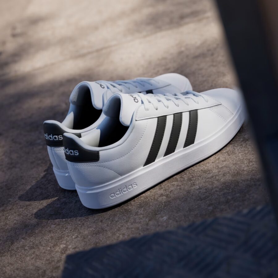 giày adidas grand court 'white black' gw9214