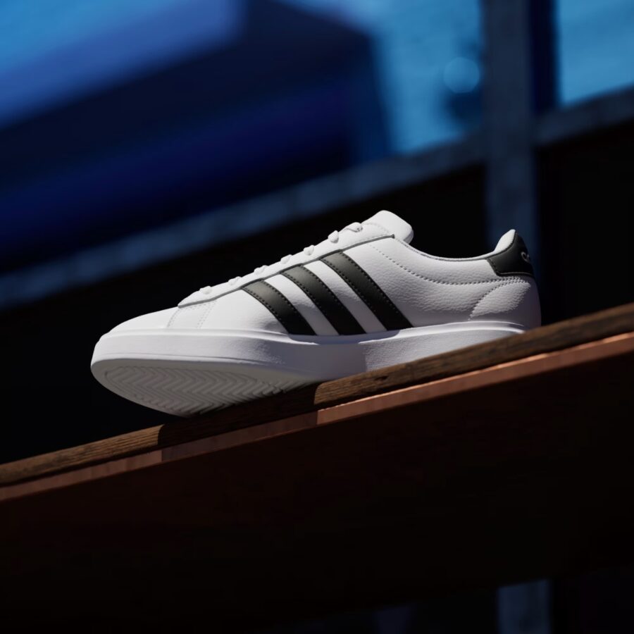 giày adidas grand court 'white black' gw9214