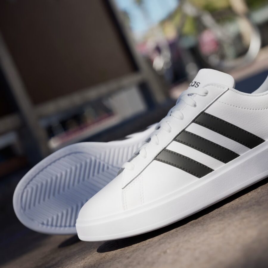 giày adidas grand court 'white black' gw9214