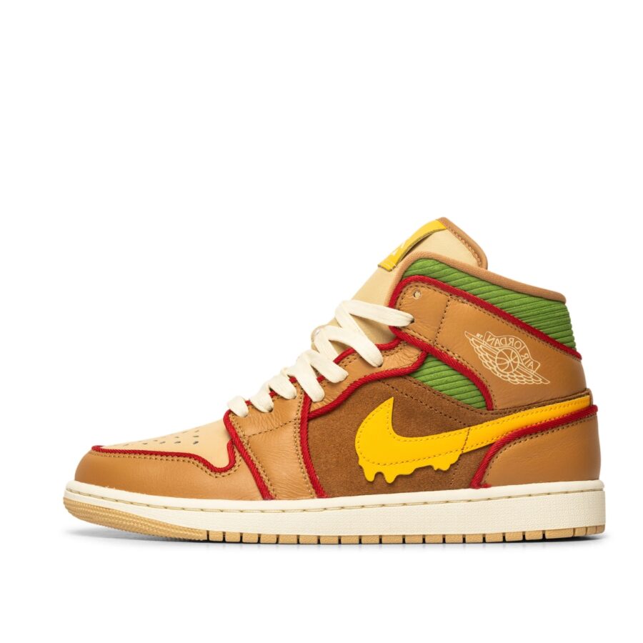 giày air jordan 1 mid 'cheeseburger' ib7403-224