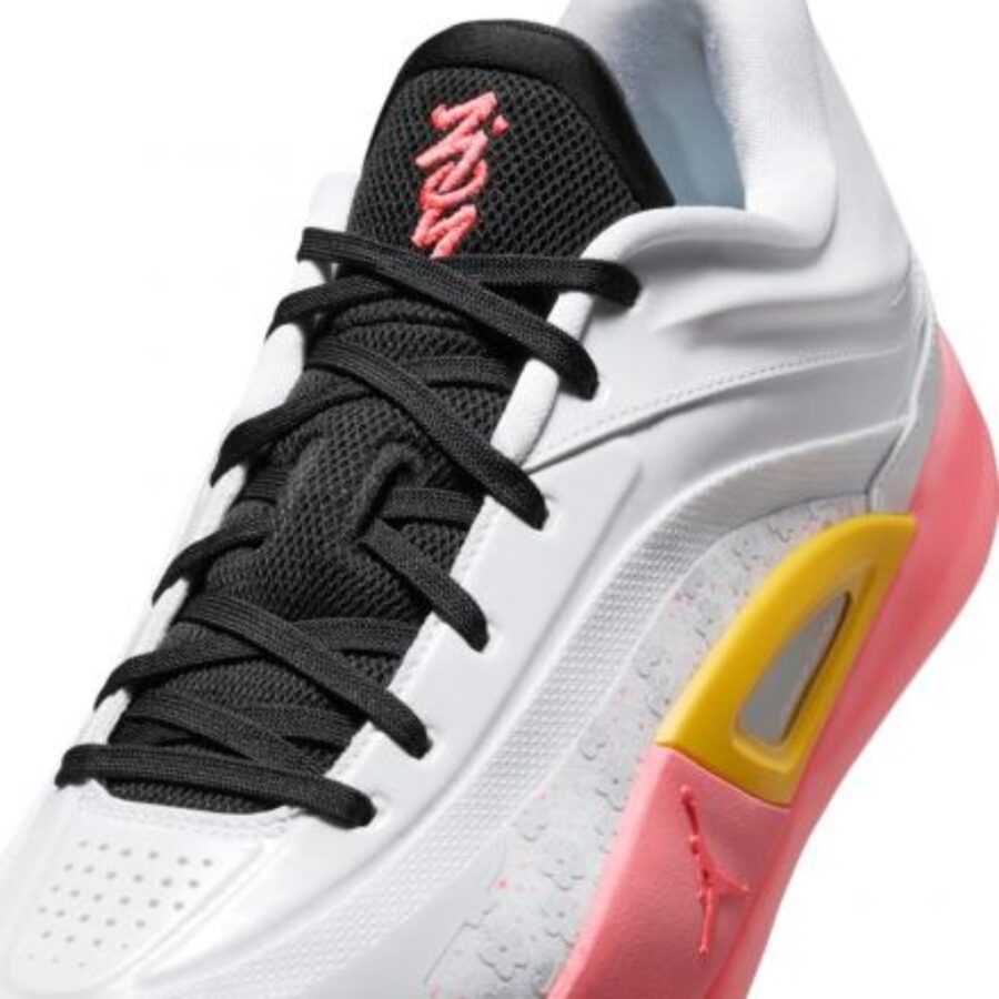 giày jordan zion 4 'white black tour yellow hot punch' fd0591-101