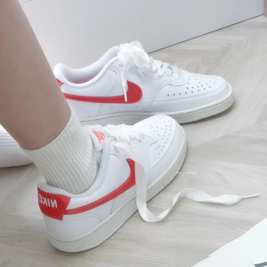 giày nike court vision low next nature 'white magic ember' hv5246-100