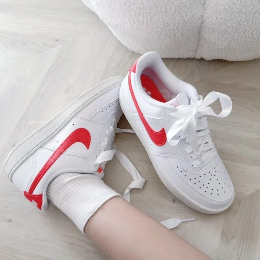 giày nike court vision low next nature 'white magic ember' hv5246-100