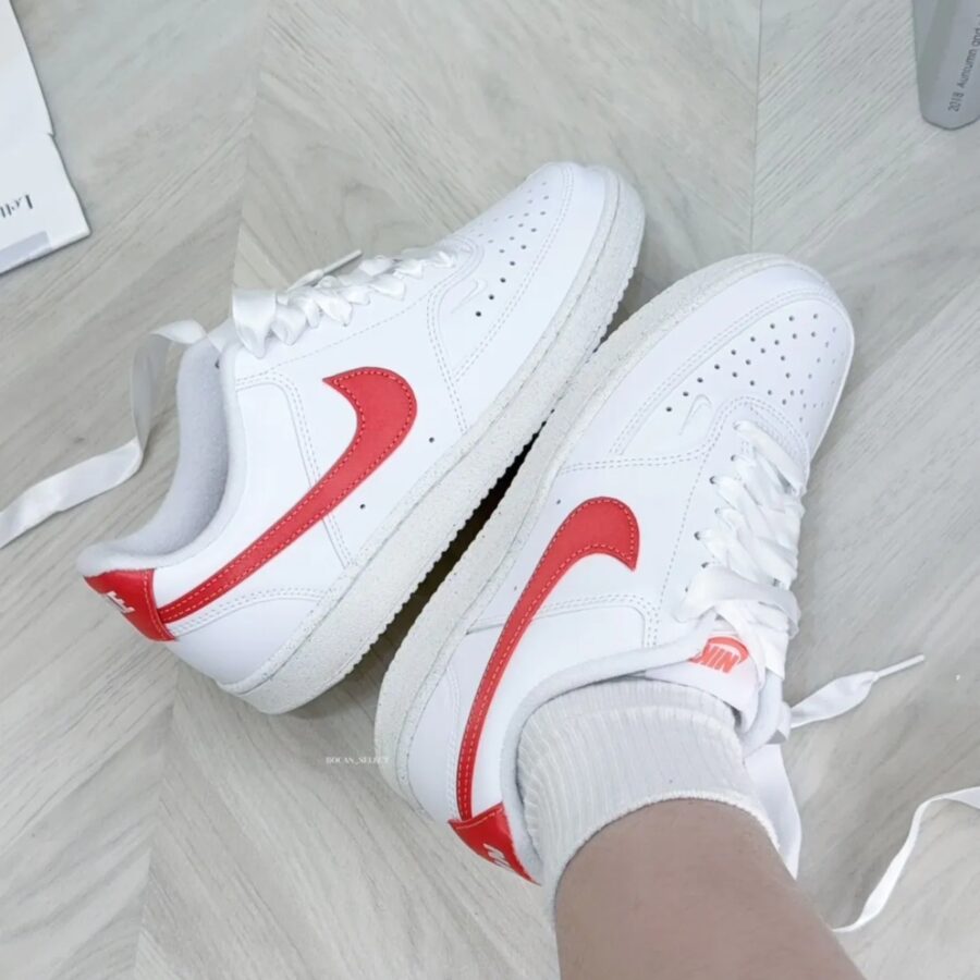 giày nike court vision low next nature 'white magic ember' hv5246-100