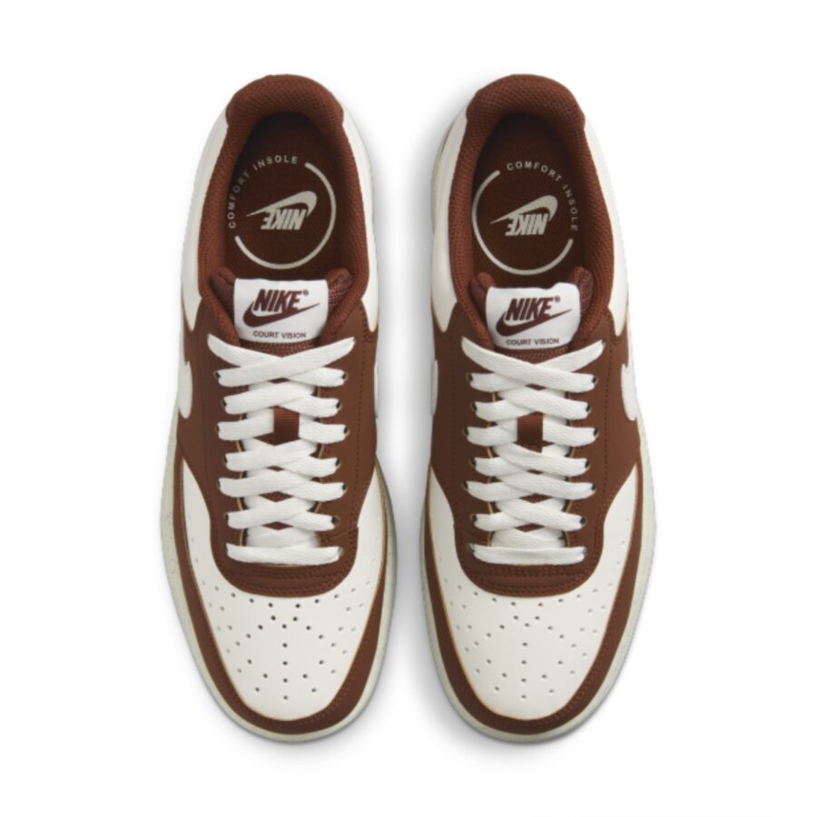 giày nike court vision low 'sail cacao wow' im1652-101