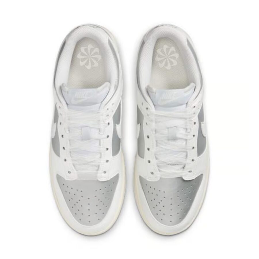 giày nike dunk low next nature 'metallic platinum & summit white' ib7311-001