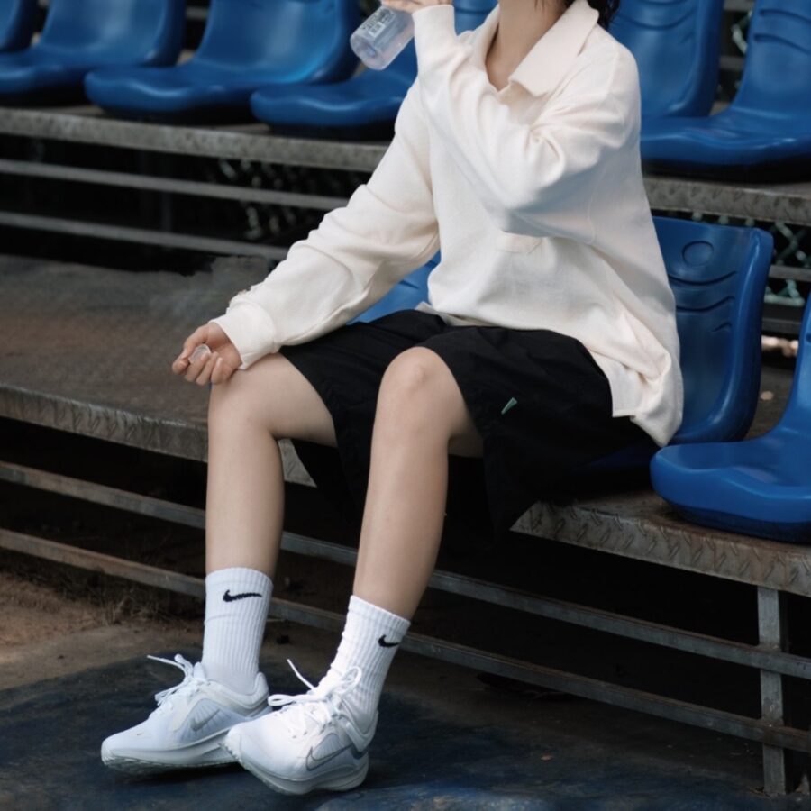 giày nike quest 5 'white silver' dd0204-100