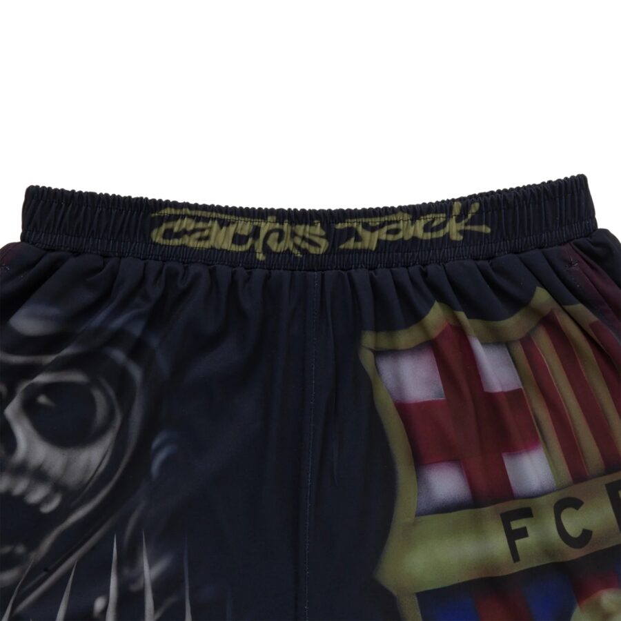 quần travis scott x nike x fc barcelona skeleton home shorts