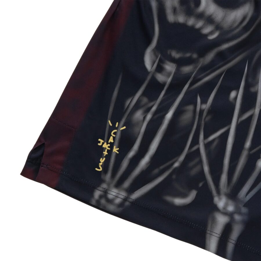 quần travis scott x nike x fc barcelona skeleton home shorts