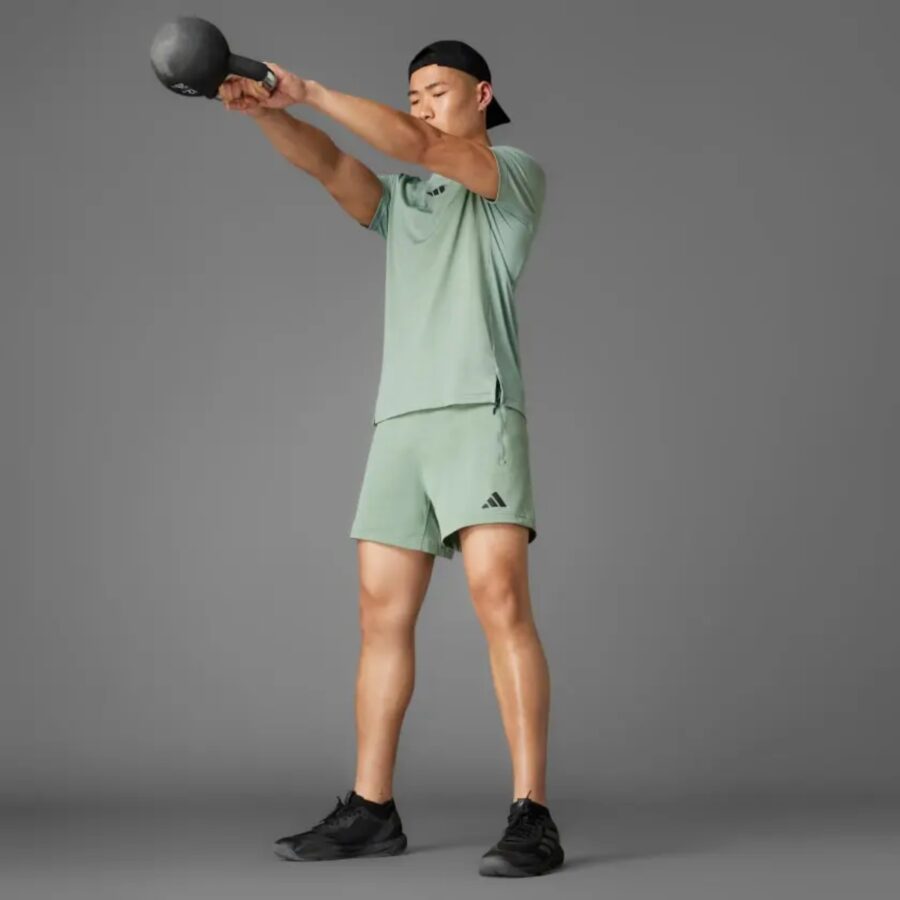 quần adidas short airchill nam 'silver green' ji8191