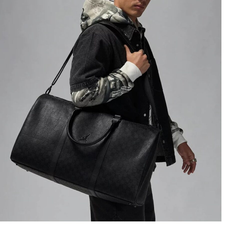 túi jordan monogram duffle 'off noir' hv2856-045
