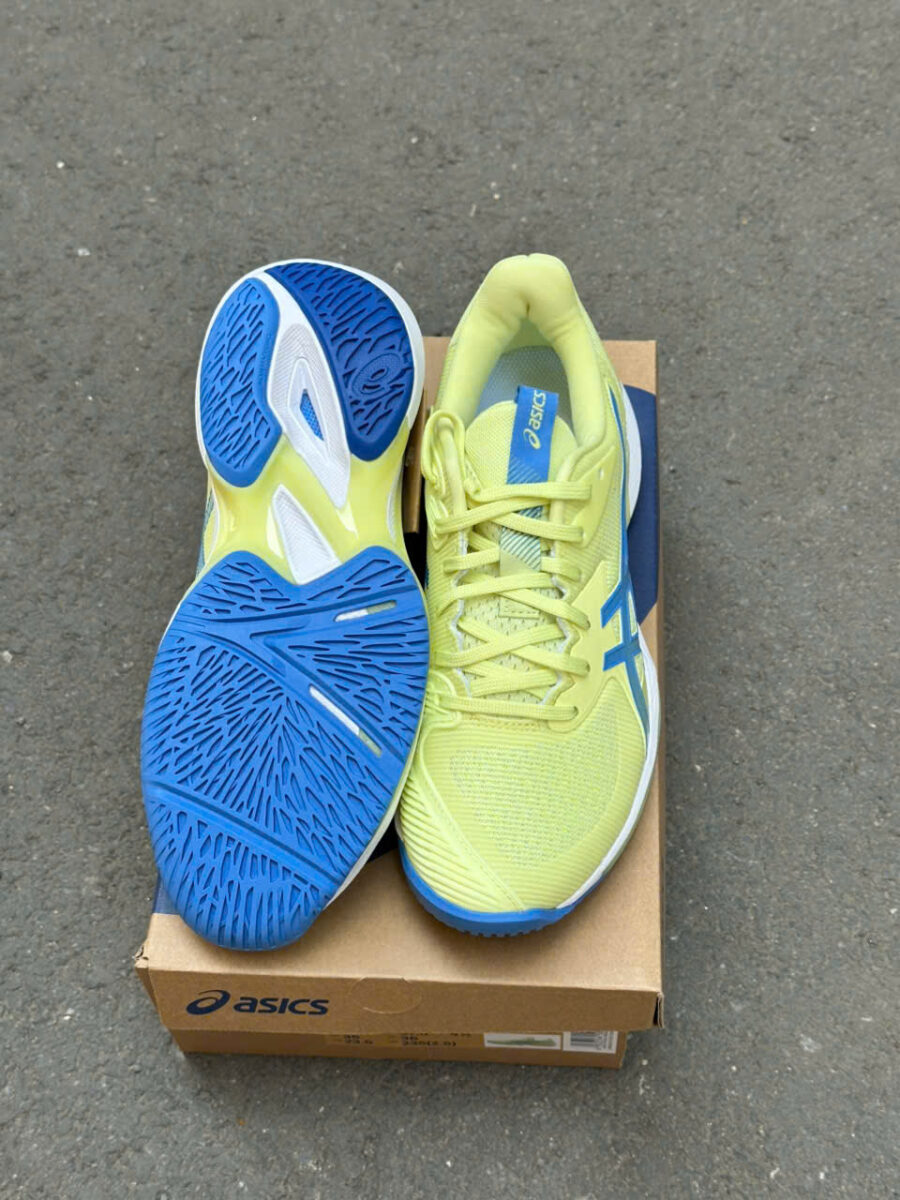 giày asics solution speed ff 3 'huddle yellow blue coast' 1042a250-750