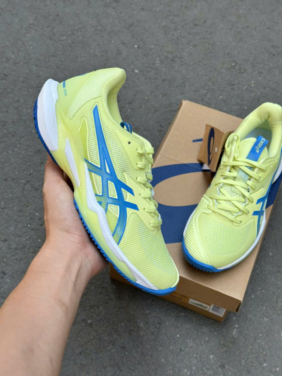 giày asics solution speed ff 3 'huddle yellow blue coast' 1042a250-750