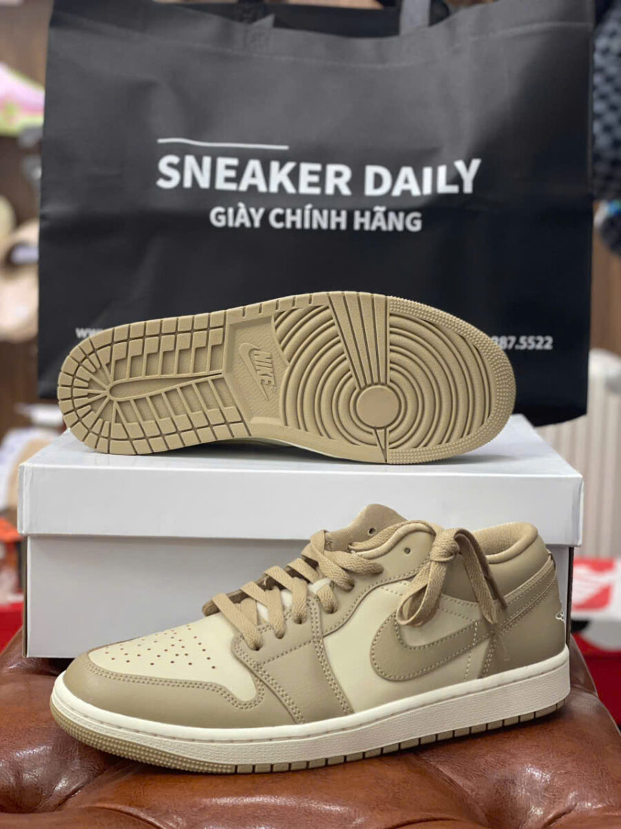 giày jordan 1 low rattan sail desert camo dc0774-203