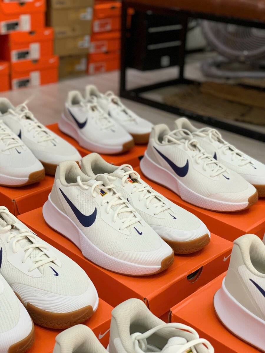 giày tennis/pickleball nikecourt vapor lite 3 hc 'light bone binary blue' fz2155-100