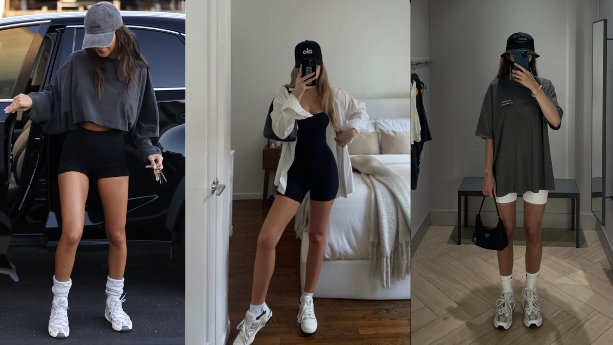 gợi ý 5 cách phối đồ với quần short biker gợi ý 5 cách phối đồ với quần short biker
