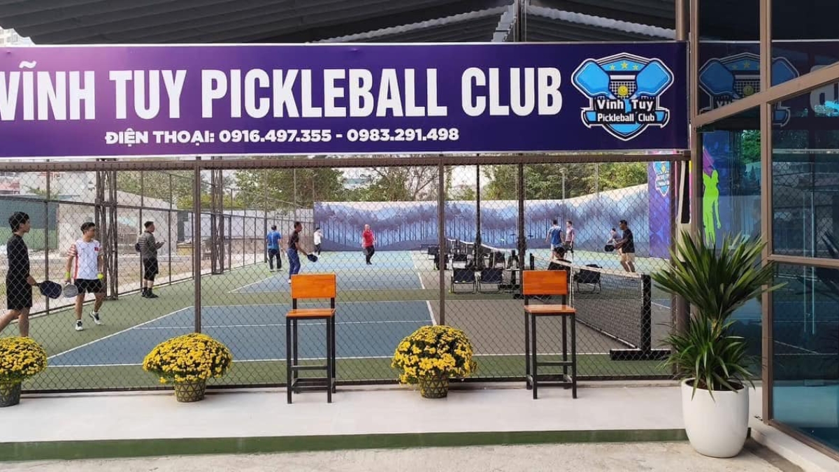 top 7 sân pickleball quận hai bà trưng đẹp chuẩn quốc tế