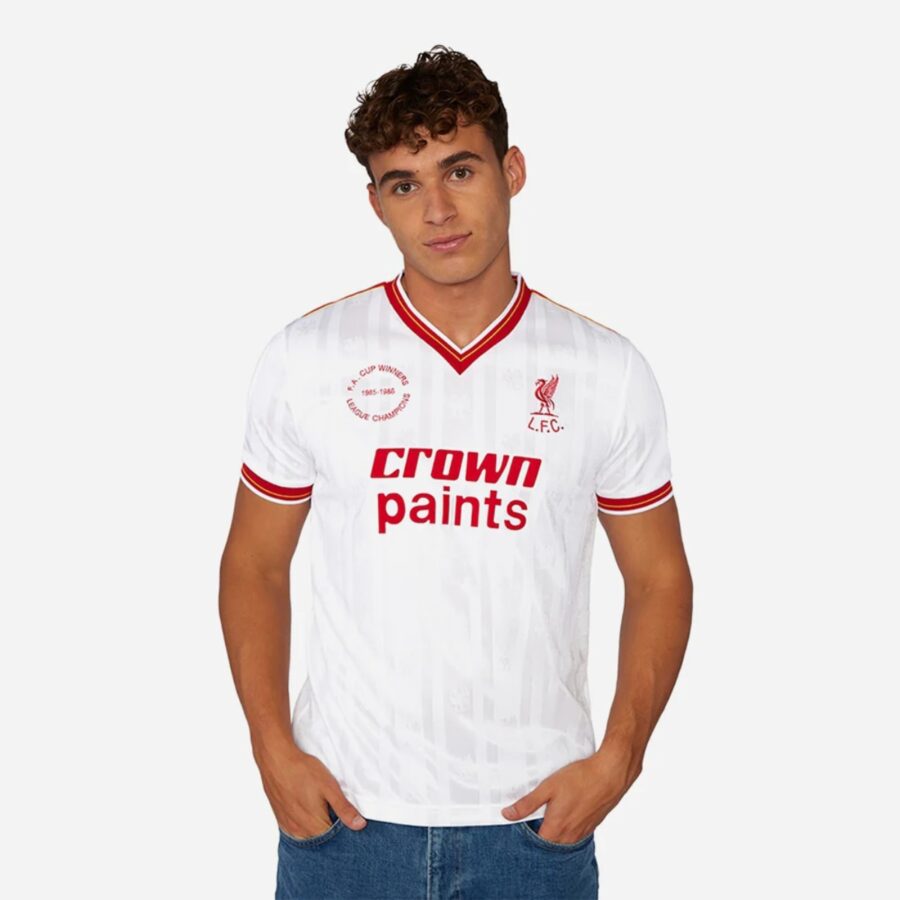 áo đá bóng nam lfc retro sân khách liverpool 1986 'white' a22pn09