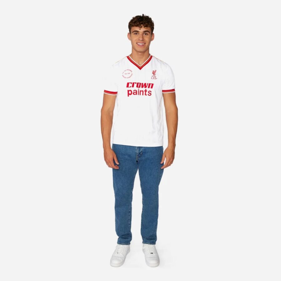 áo đá bóng nam lfc retro sân khách liverpool 1986 'white' a22pn09