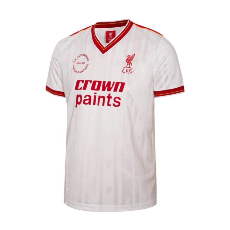 áo đá bóng nam lfc retro sân khách liverpool 1986 'white' a22pn09
