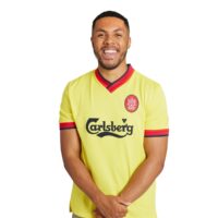 áo đá bóng nam lfc sân khách liverpool 1997 1998 'yellow' a23pn22