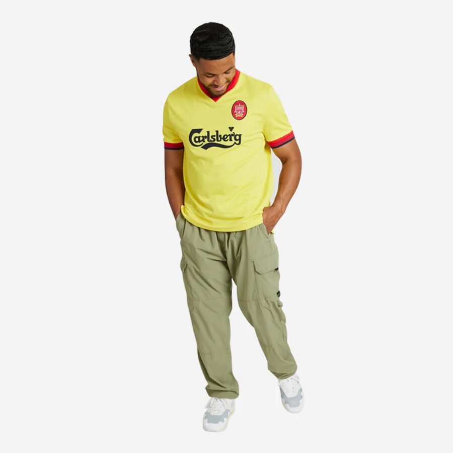 áo đá bóng nam lfc sân khách liverpool 1997 1998 'yellow' a23pn22