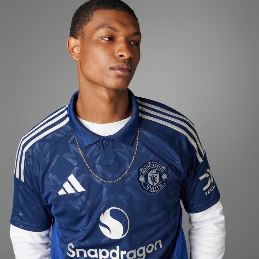 áo adidas đấu sân khách manchester united 24 25 'night indigo' iu1390