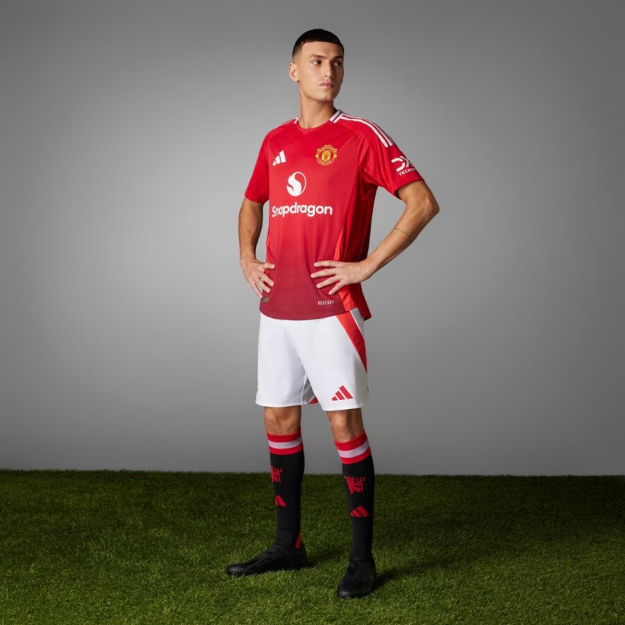 áo adidas đấu sân nhà authentic manchester united 2425 'mufc red' jf1291