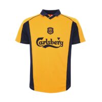 áo đá bóng nam lfc adult retro sân khách liverpool 00 01 'yellow' a23pn09
