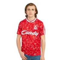 áo đá bóng nam lfc sân nhà liverpool 1989 1991 'red' a23pn05