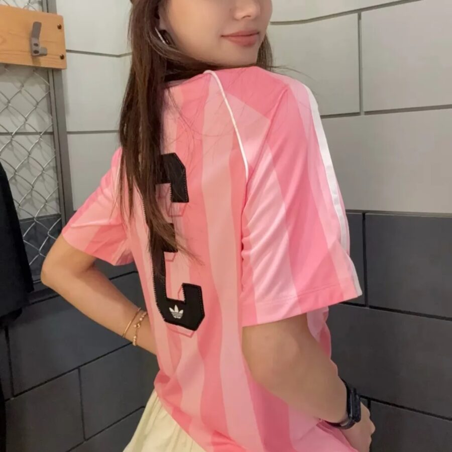 áo adidas originals beads jersey 'pink' kd2272