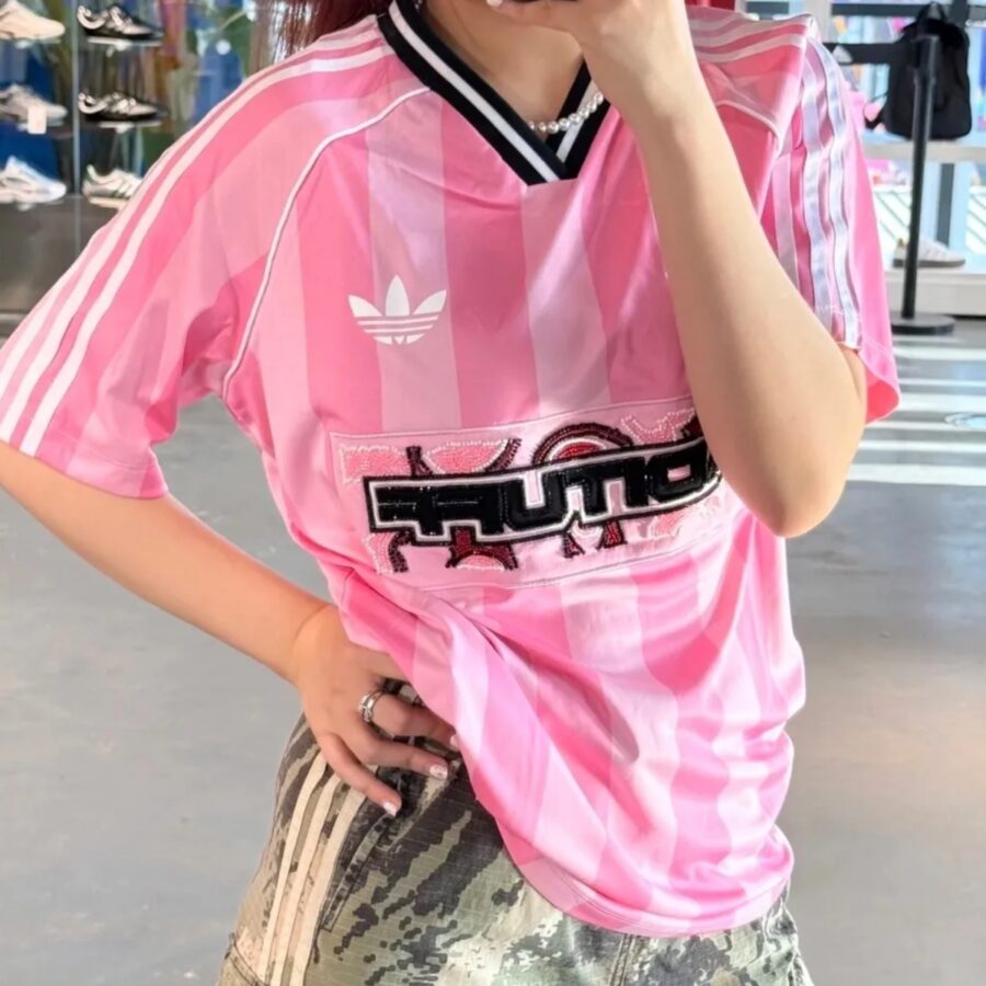 áo adidas originals beads jersey 'pink' kd2272