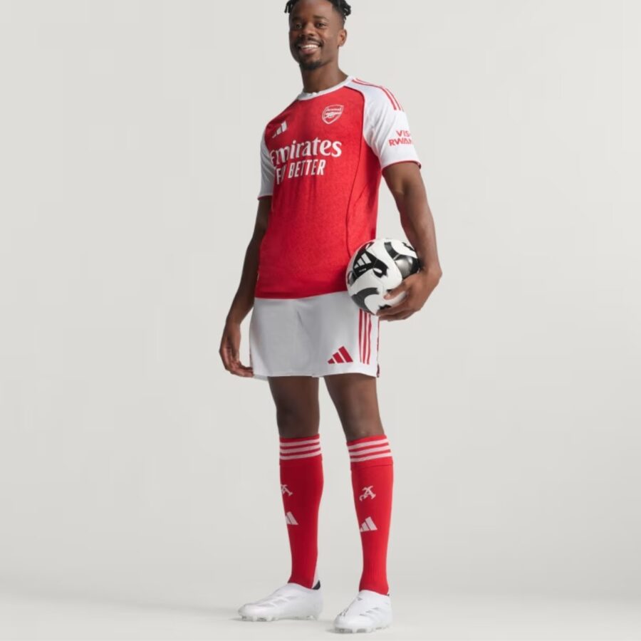 áo adidas jersey bóng đá sân nhà arsenal 25 26 nam 'red' ji9516