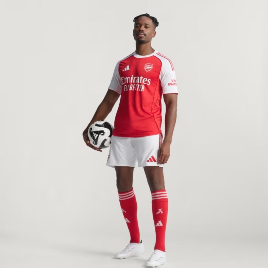 áo adidas jersey bóng đá sân nhà arsenal 25 26 nam 'red' ji9516