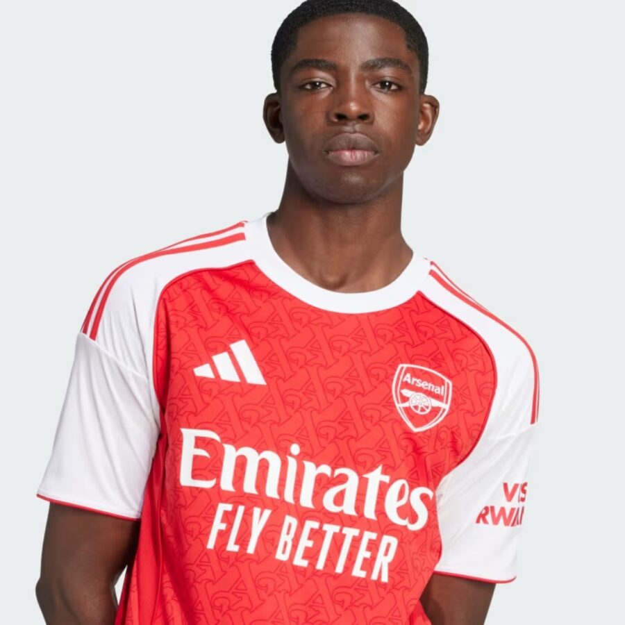 áo adidas jersey bóng đá sân nhà arsenal 2526 nam 'red' ji9517