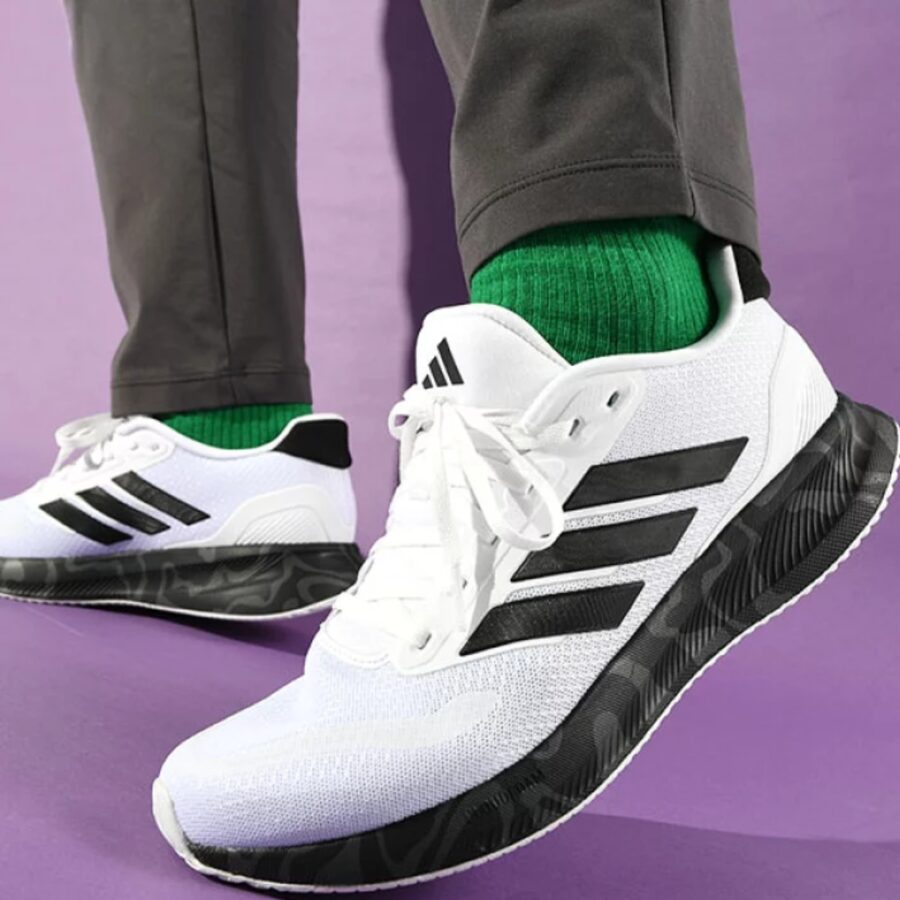 giày adidas runfalcon 5 nam 'cloud white core black' ji0872