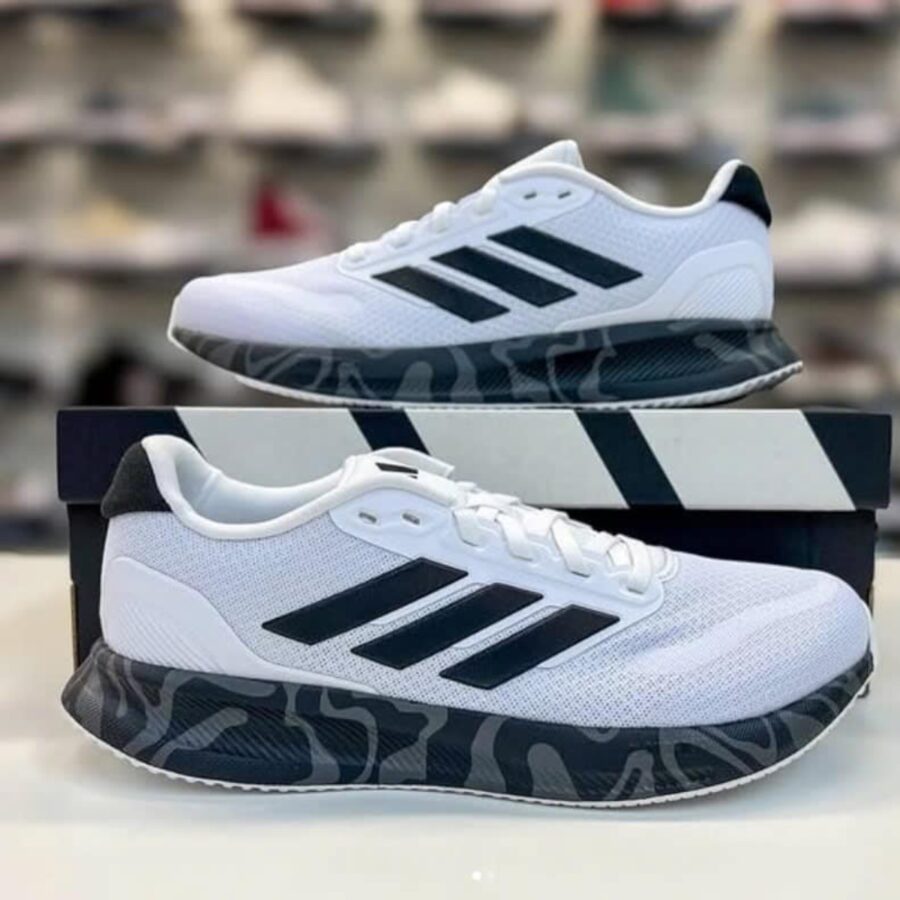 giày adidas runfalcon 5 nam 'cloud white core black' ji0872