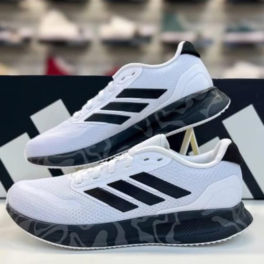 giày adidas runfalcon 5 nam 'cloud white core black' ji0872