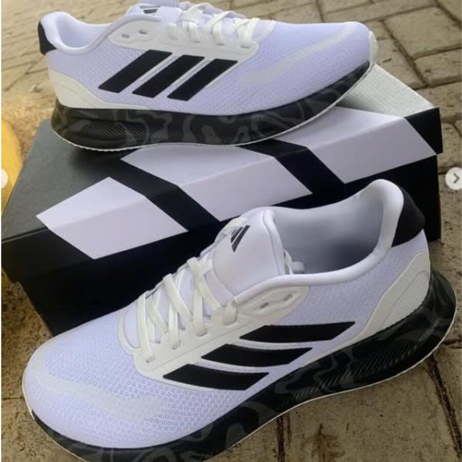 giày adidas runfalcon 5 nam 'cloud white core black' ji0872