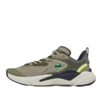 giày lacoste aceshot trainers 'khaki green' 43sma0013afi